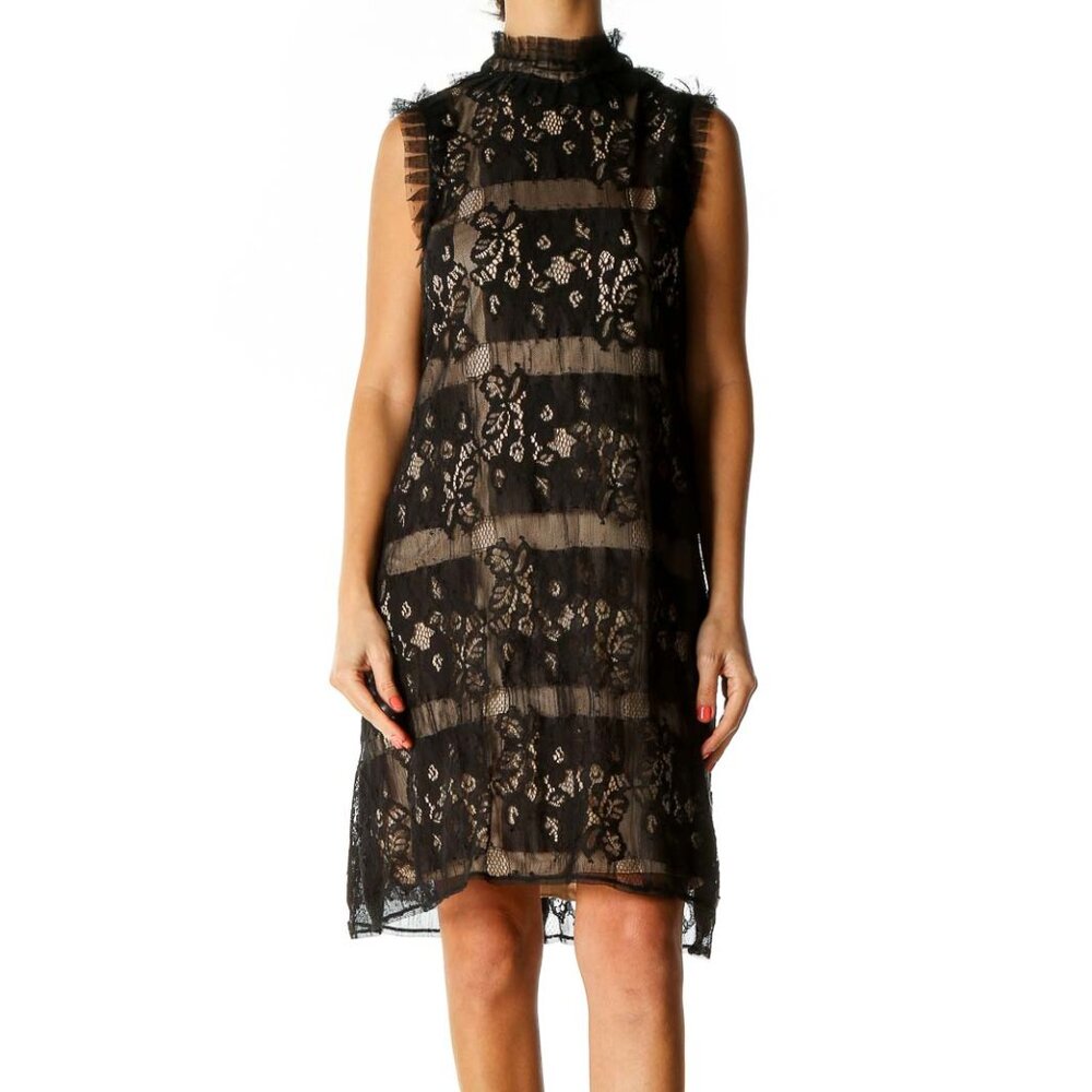 Max Studio Black Lace Chic Dress - Picture 1 of 3